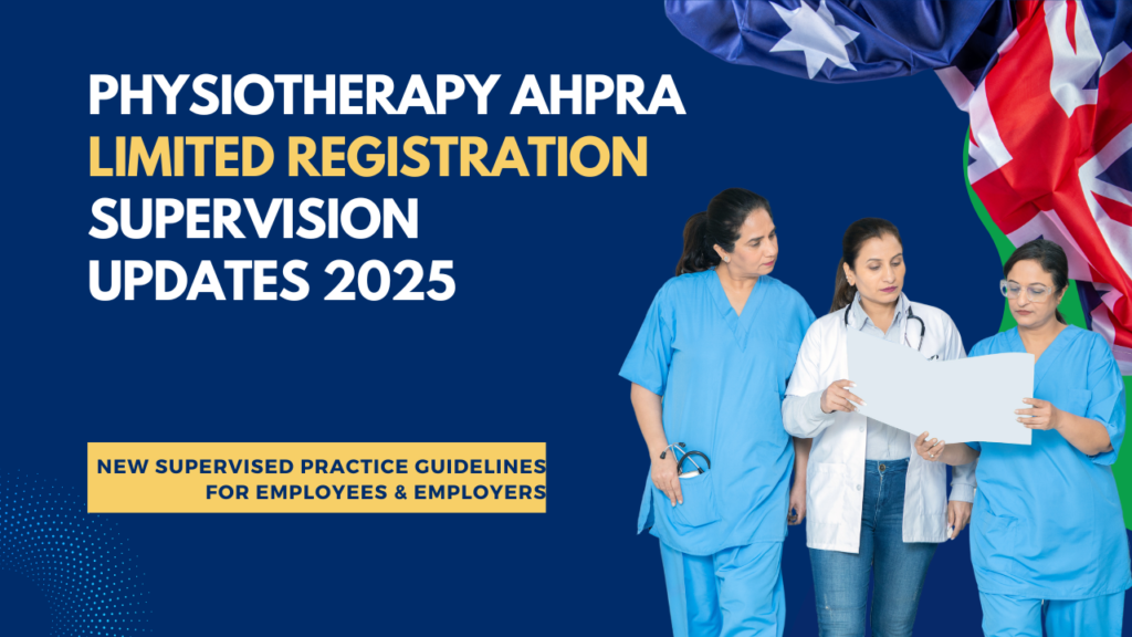 New Updates about Physiotherapist working on AHPRA Limited Registration