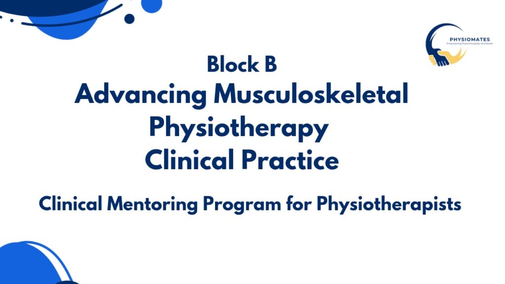 Block B – Advancing MSK Mentoring Program